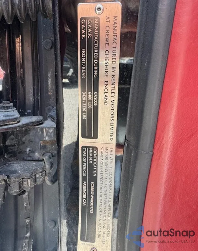 SCBBR53W96C031785: 61819345