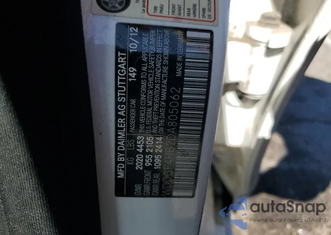 WDDGF4HB2DA805062: 62005165