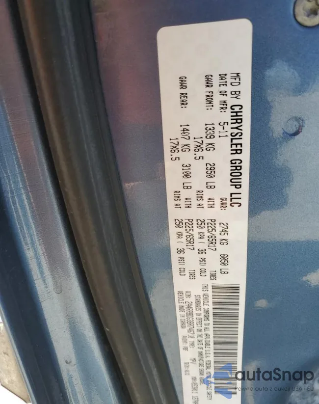 2A4RR8DG3BR746710: 60926215