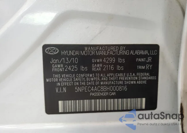 5NPEC4AC8BH000816: 62727285