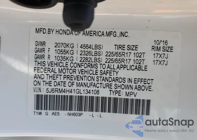 5J6RM4H41GL134108: 60245735