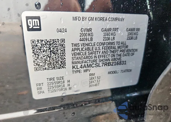 KL4AMCSL7RB216831: 59699115