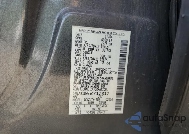 5N1AR18W25C717817: 59278375