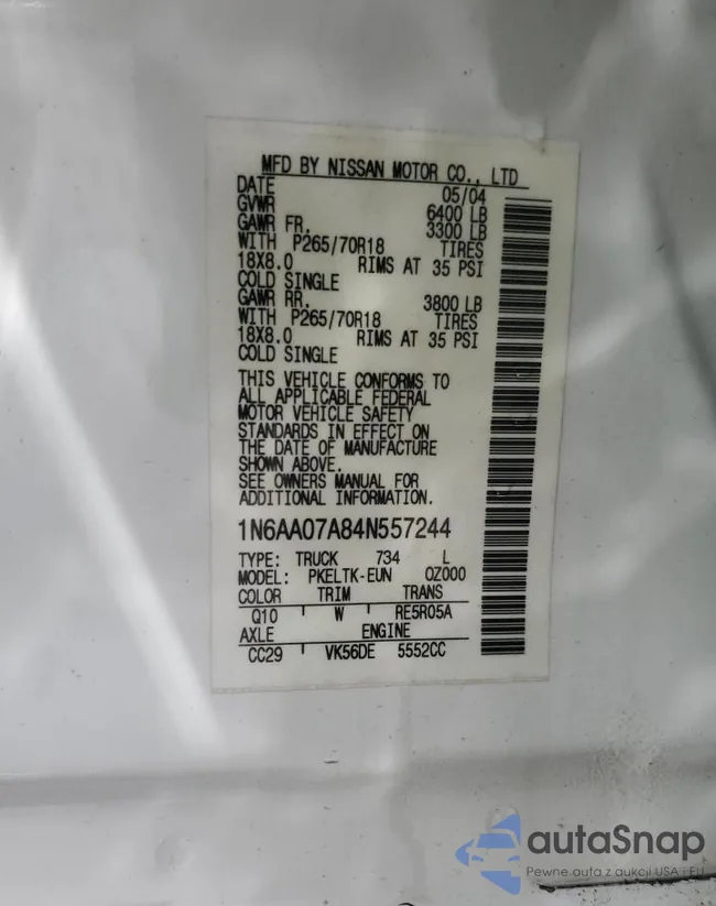 1N6AA07A84N557244: 70085745