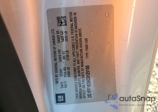 2G1FF1E36C9129106: 58829465