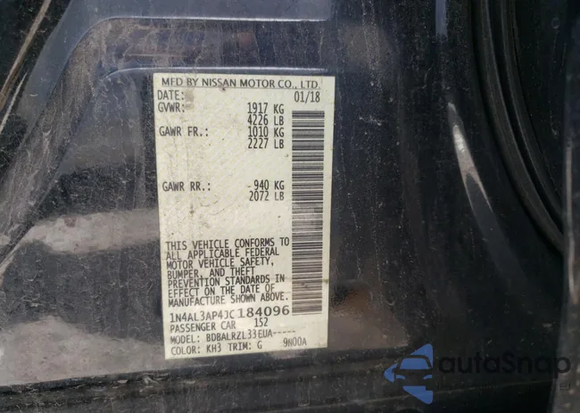 1N4AL3AP4JC184096: 73685754