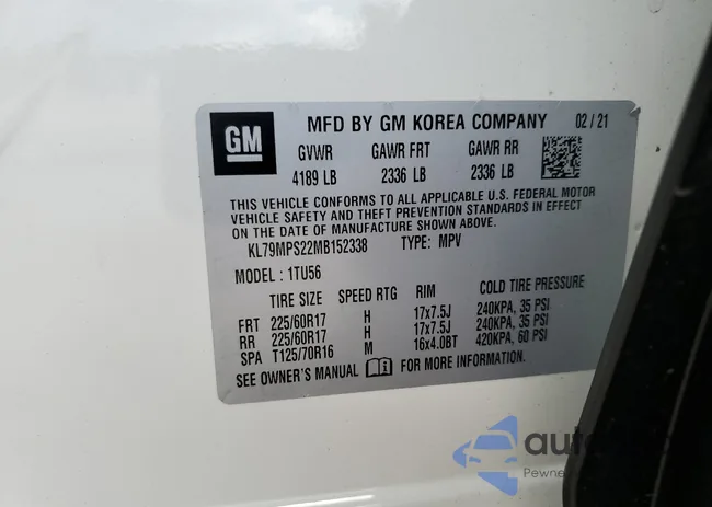 KL79MPS22MB152338: 65123044