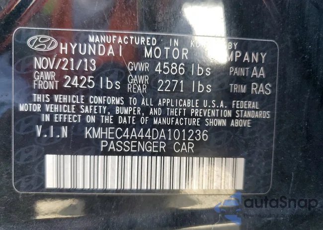 KMHEC4A44DA101236: 65207234