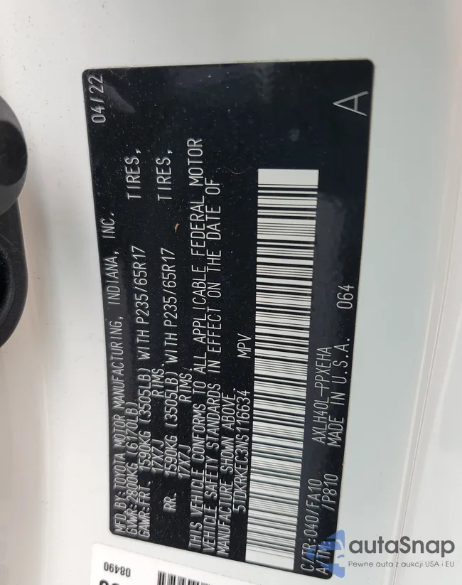 5TDKRKEC3NS116634: 64483114