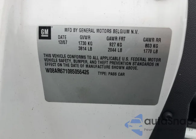 W08AR671085056426: 63760004