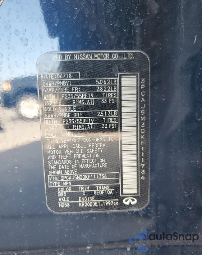 3PCAJ5M30KF111736: 63408754