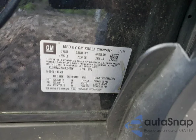 KL79MVSL5MB094416: 66449005