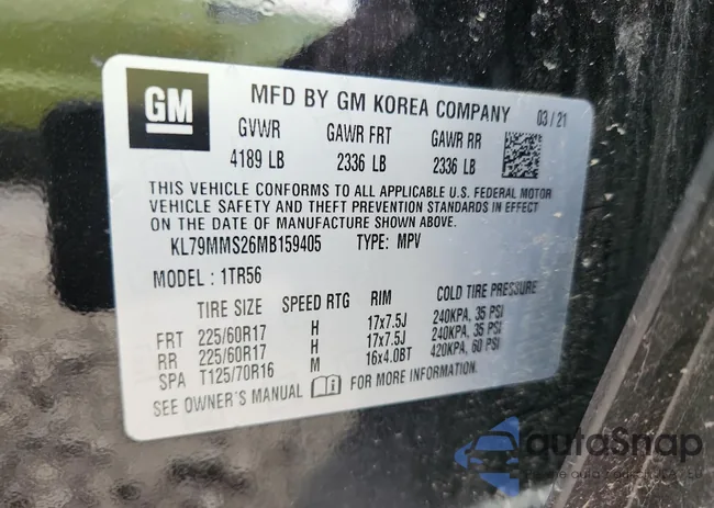 KL79MMS26MB159405: 64979075