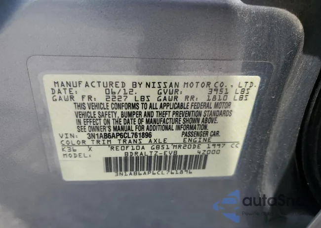 3N1AB6AP6CL761896: 63064605