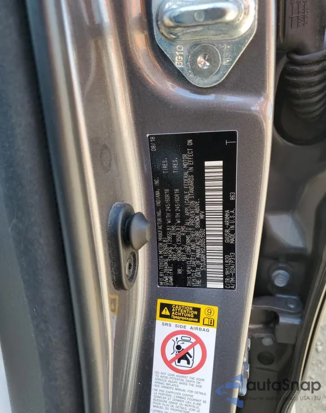 5TDJGRFH2JS051502: 65280565