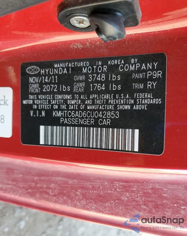 KMHTC6AD6CU042853: 65559895