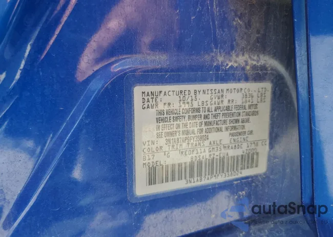 3N1AB7AP9FY358024: 62920735