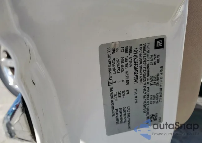 1GYUKJEF3AR215541: 67077835