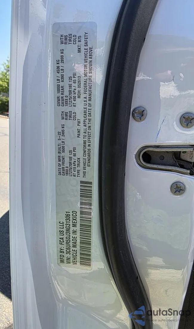 3C6UR5DJ3NG313061: 64436165