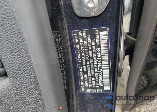 WP0AA2A77EL014489: 65149445