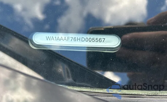 WA1AAAF76HD005567: 66476635