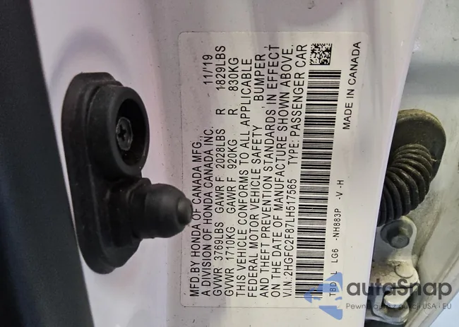 2HGFC2F87LH517565: 65249025