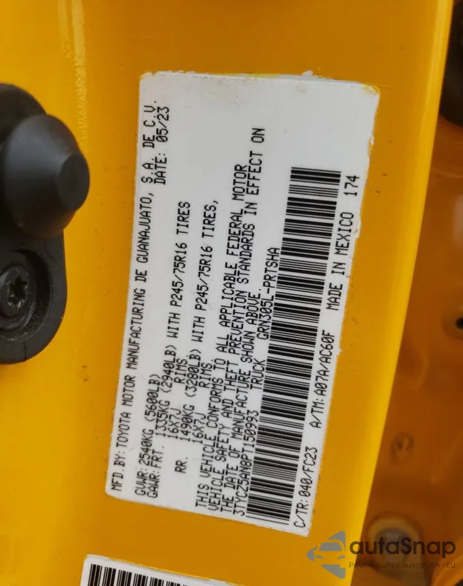 3TYCZ5AN8PT150993: 65974855