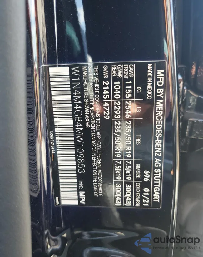 W1N4M4GB4MW109853: 63873375