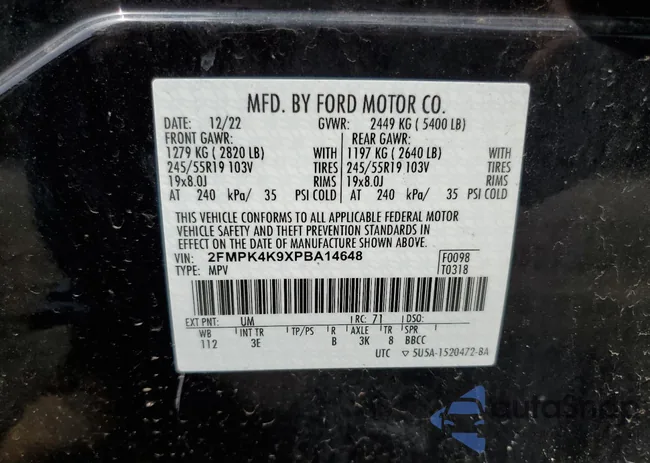 2FMPK4K9XPBA14648: 62687675