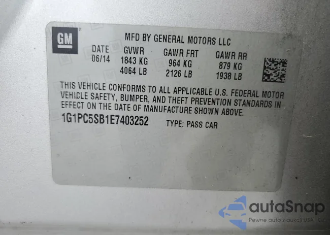 1G1PC5SB1E7403252: 63138575