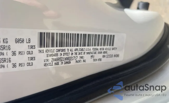 2A4RR5D1XAR221717: 63911235