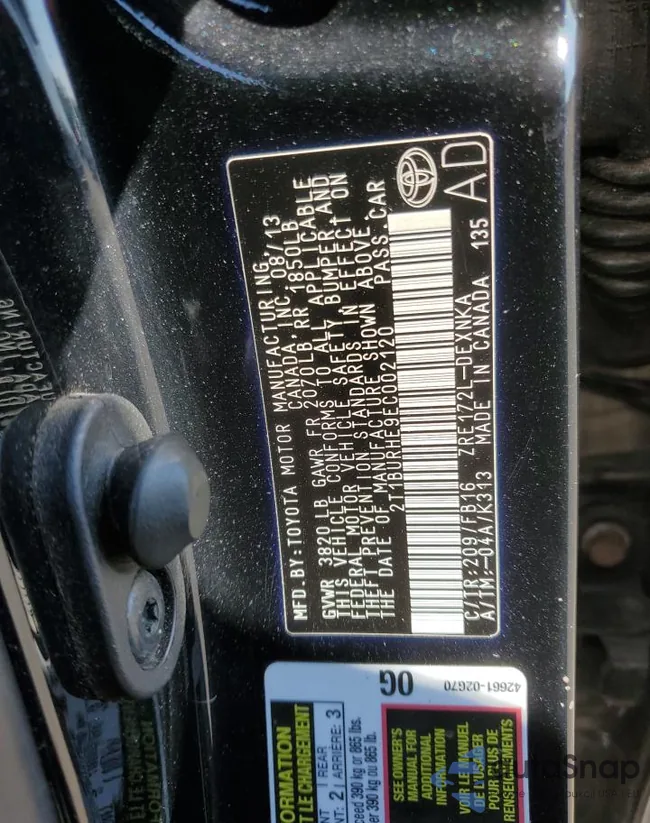 2T1BURHE9EC002120: 66076135