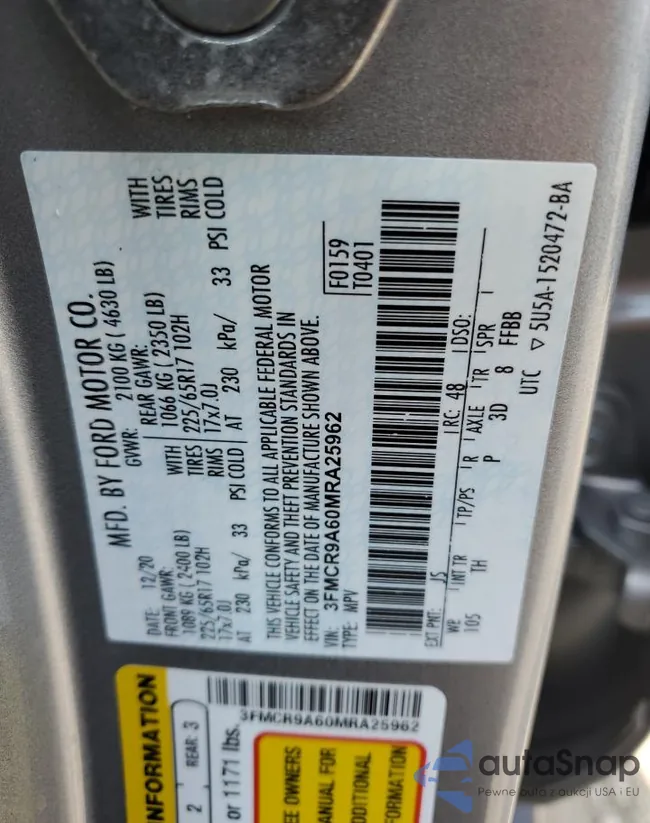 3FMCR9A60MRA25962: 63458345