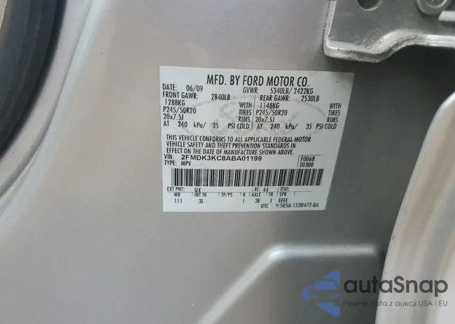 2FMDK3KC8ABA01199: 65608455