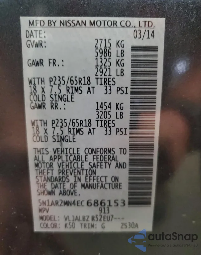 5N1AR2MN4EC686153: 65352355