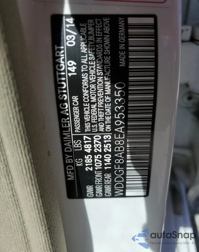 WDDGF8AB8EA953350: 63253445