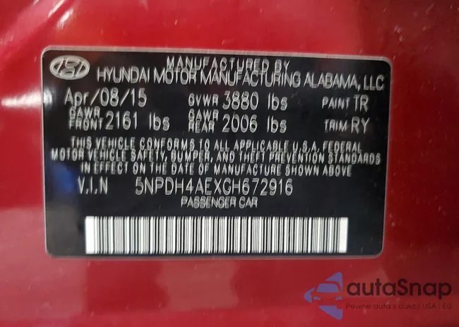 5NPDH4AEXGH672916: 65399865