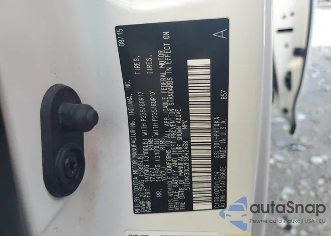 5TDYK3DC2FS642468: 68727745