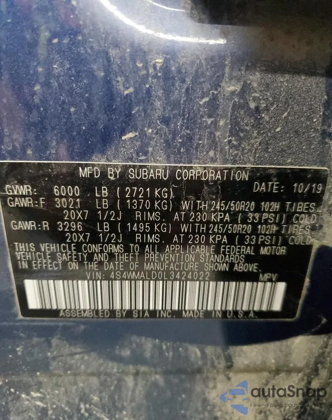 4S4WMALD0L3424022: 63209705