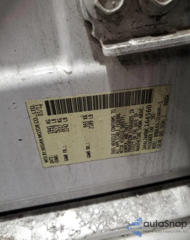 1N4AL2AP8BC164560: 63611105