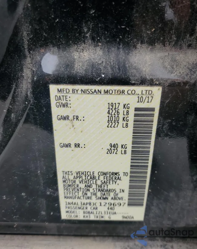 1N4AL3AP8JC129697: 64823435