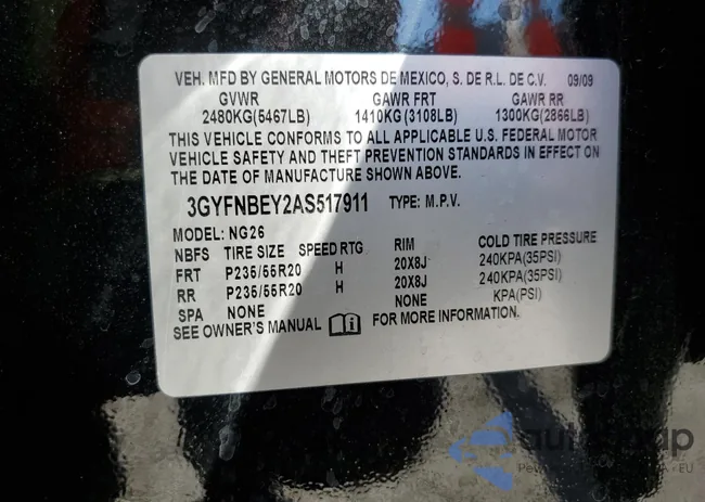 3GYFNBEY2AS517911: 67467925