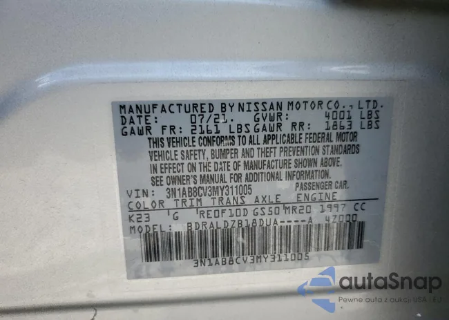 3N1AB8CV3MY311005: 64469415