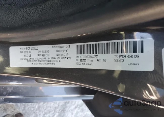 1C3CCCAB7FN666973: 66371695