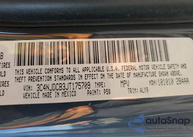 3C4NJDCB3JT175709: 64769165