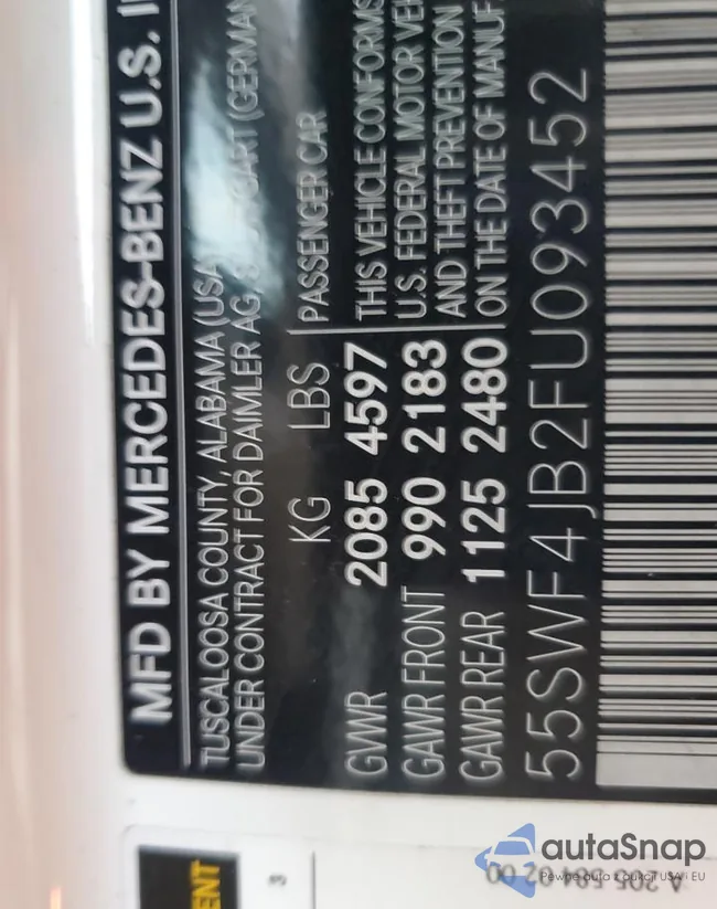 55SWF4JB2FU093452: 66967155