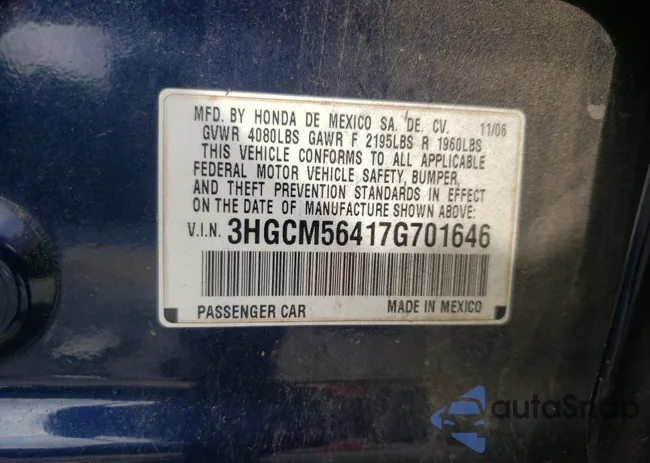 3HGCM56417G701646: 66644515