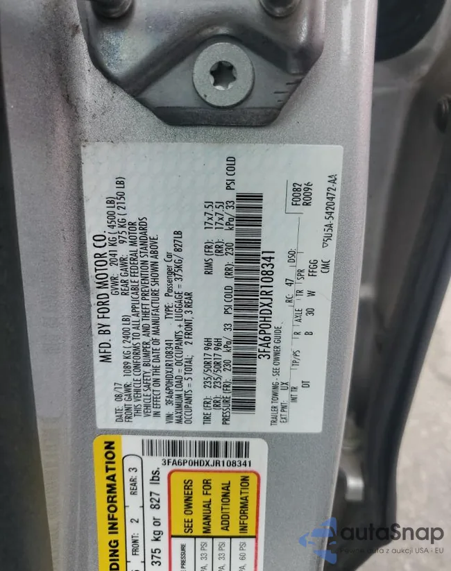 3FA6P0HDXJR108341: 64362525