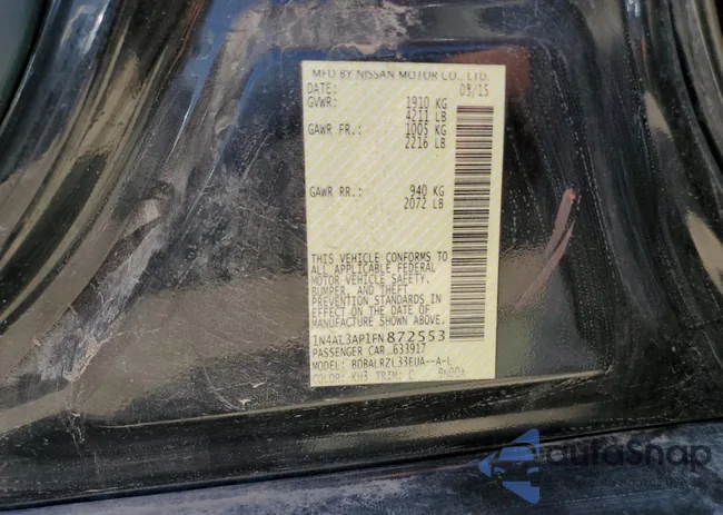 1N4AL3AP1FN872553: 66553955