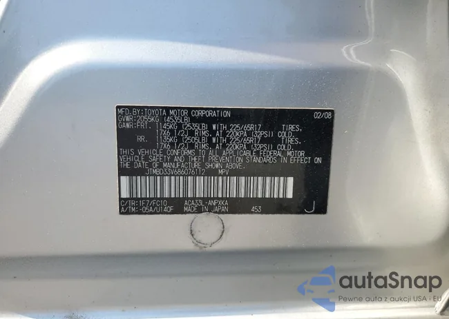 JTMBD33V686076112: 64222775